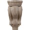 Ekena Millwork 3"W x 1 3/4"D x 6"H Extra Small Traditional Pilaster Wood Corbel, Walnut CORW03X02X06PTWA - alternate 2